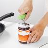 Arthritis Jar Opener Stainless Steel Lid Remover Gear Design Ergonomic Can Opener for Lids 1" to 4" Grip Easy Twist