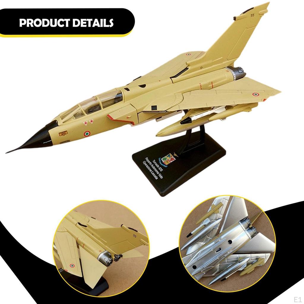 1:100 Airplane Model with Display Stand Desktop Decor Ornament Teaching Aids Stimulated