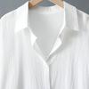 Women Shirt Lapel Long Sleeve Single Breasted Shirt Solid Color Loose Fit Mid-length Shirt Sunscreen Casual Shirt