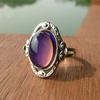 Funny Kids Adult Feeling Control Chic Adjustable Vintage Mood Changing Color Ring Temperature