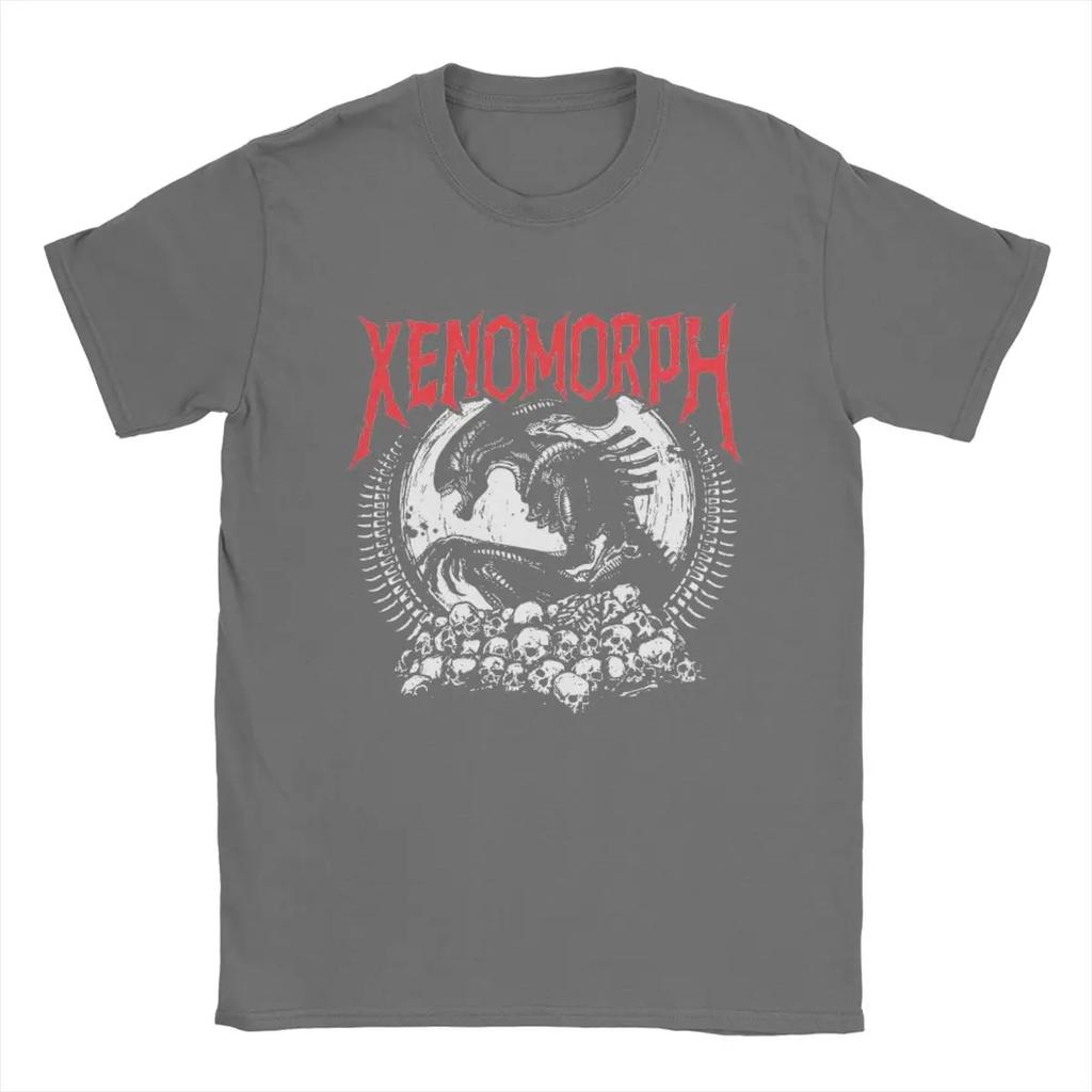 2026 Unisexs TShirt Death Metal Xenomorph Alien Movie Amazing Cotton Tee Shirt Short Sleeve T Shirt O Neck Clothing Summer
