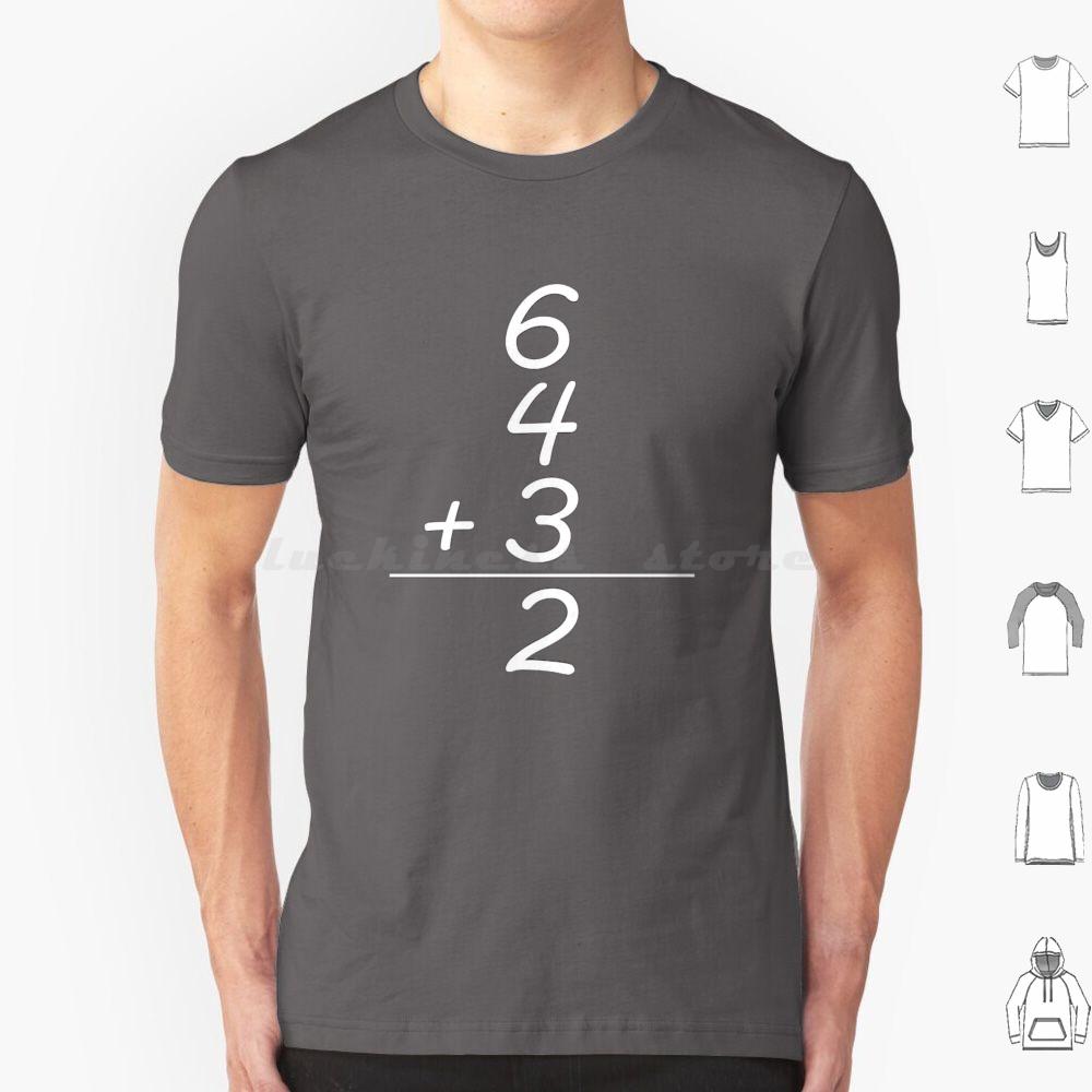Baseball 6 4 3 2 White T Shirt Cotton Men Women DIY Print Sports Baseball 6 4 3 2 Baseball Math Baseball Fans Aaron Judge