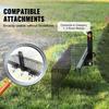 Tow Behind Landscape Rake 72" Lawn Dethatcher Rake with 32 Steel Tines