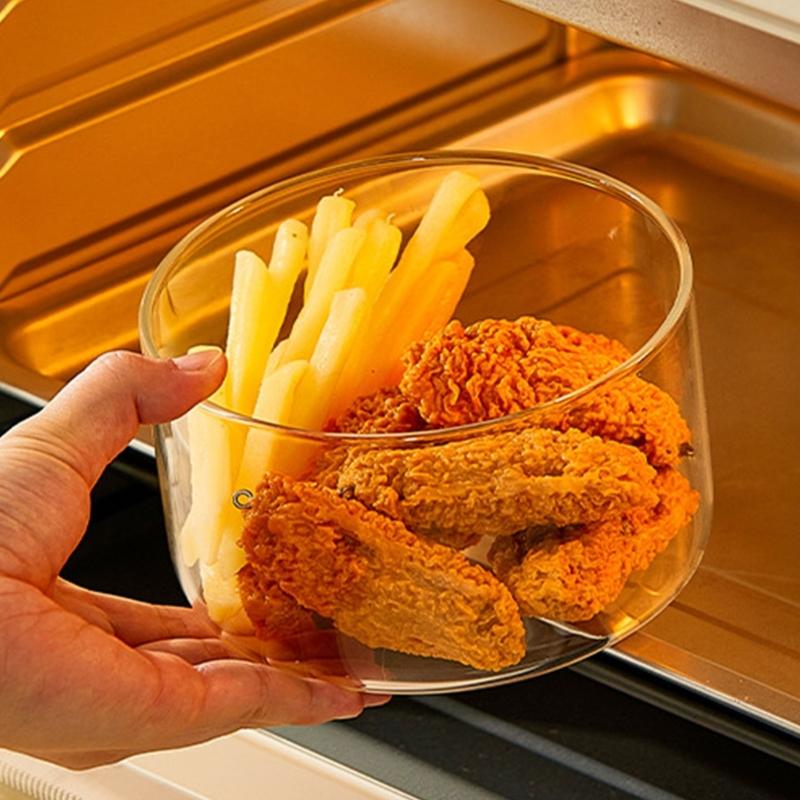 Heat Resistant Glass Meal Preparation Container With Lid Ideal For Students Professionals Stackable Lunch Box