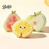 Multi Purpose Kitchen Scrubbers 2PCS Fruit Shaped Dishwashing Sponges, Pears/Oranges/Apples Shape, Wood Gadgets for Cleaning Pulp Cellulose