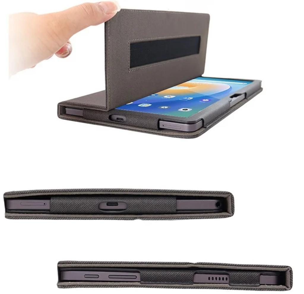 Case stand with hand grip for T-Mobile T Tablet 5G 10.36"