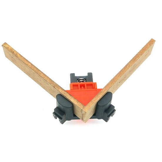 4 шт. угловые зажимы 90 градусов, угловой зажим для деревообработки, регулируемый пружинный зажим, фиксатор, инструмент для столярных работ, сварки, изготовления шкафов