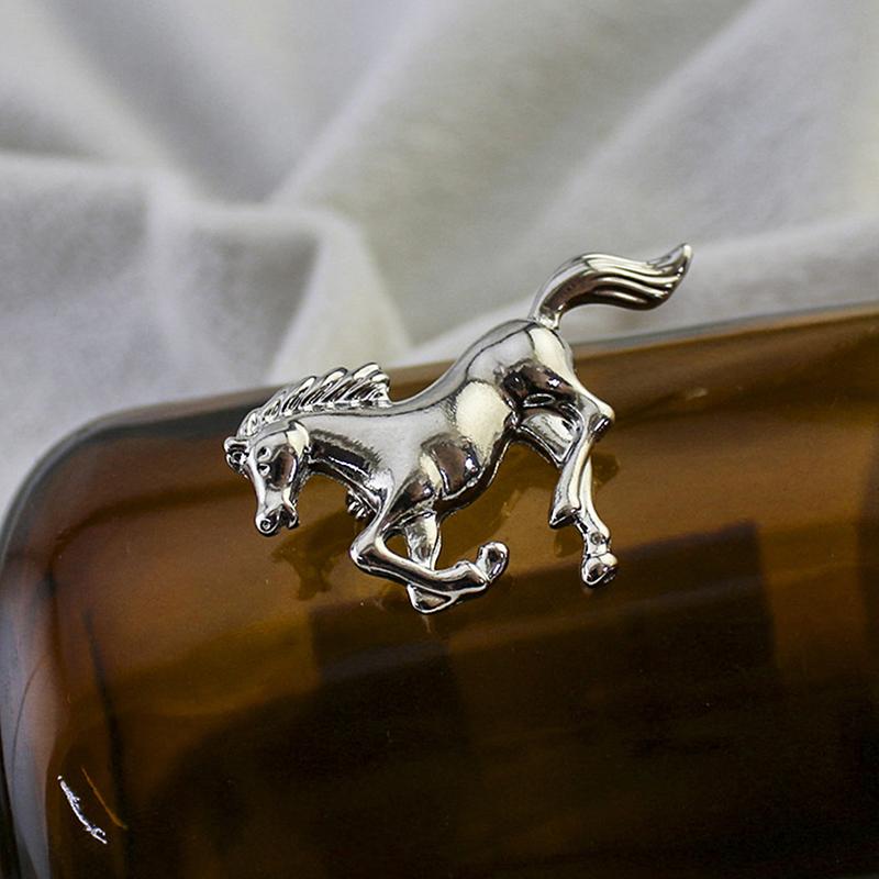 1 шт. Брошь-булавка Ретро Эмалированная Значок с Дизайном Лошади Одежда Шляпы Сумки Шарфы Воротник Лацкан Брошь Художественный Аксессуар