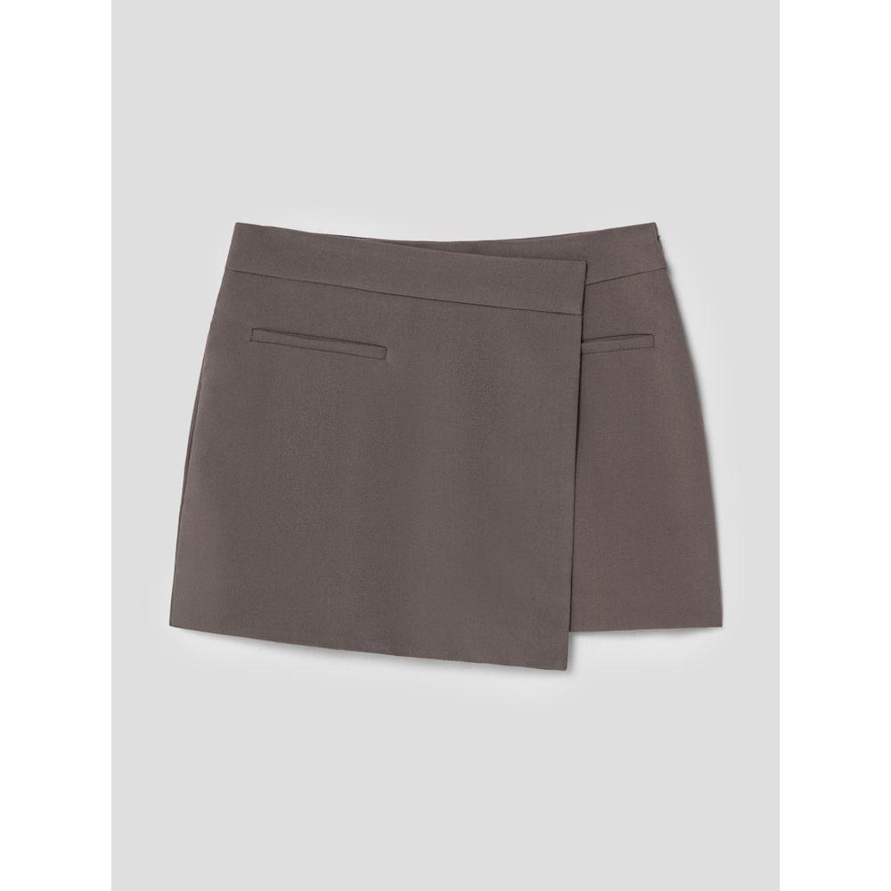 8SECONDS Poly Mini Skirt Brown