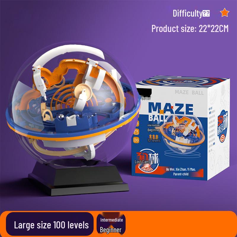 Kids' 3D Maze Puzzle Ball: Enhance Logic & Concentration