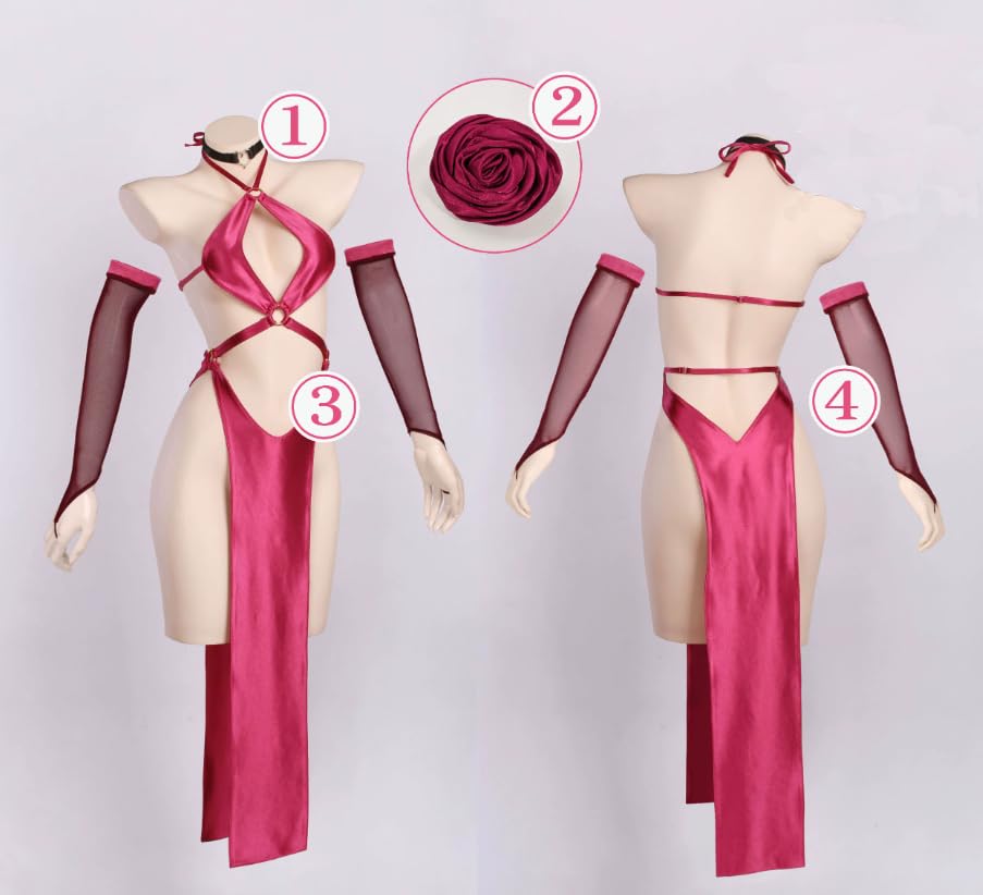 Костюм для косплея Падшей Девушки Пупубанбанья (лаванда), Рождество, Хэллоуин, Вечеринка, Небесно-голубой, Размер M