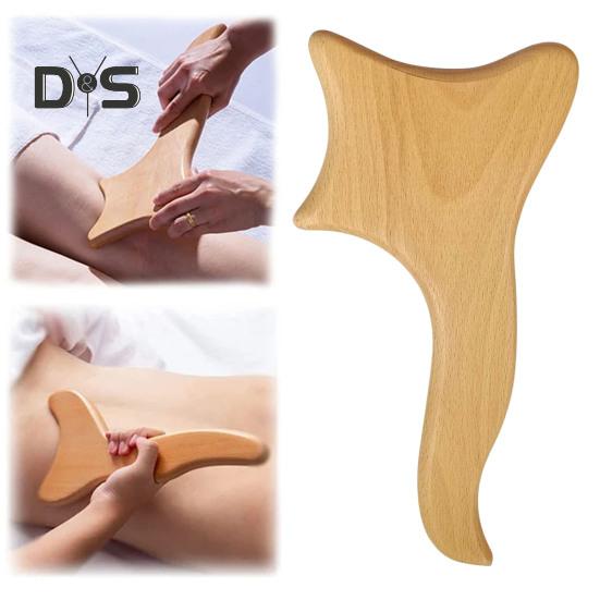 Деревянный терапевтический массажный инструмент, удобно держать, универсальное использование, снятие мышечного напряжения, удаление целлюлита, инструмент для моделирования тела