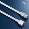 Белый USB 2.0 Папа-Мама Удлинительный Кабель Плоский Дизайн Для Принтеров Сканеров Камер Клавиатур Мышей И Многого Другого
