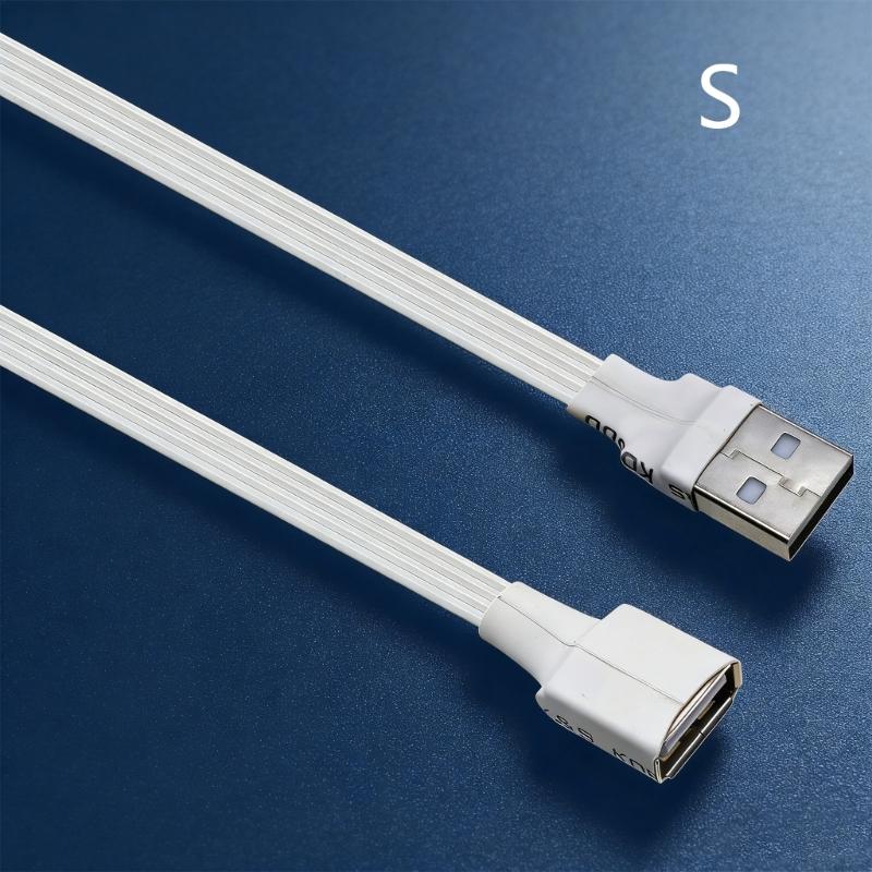 Белый USB 2.0 Папа-Мама Удлинительный Кабель Плоский Дизайн Для Принтеров Сканеров Камер Клавиатур Мышей И Многого Другого
