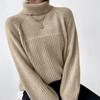 Autumn Women Sweaters Winter Lady Pullover Tops Female Clothes Turtleneck Knitted Basic 2024 Solid Tees Shirt