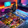 Custom Name Personalized Five Nights at Freddy's Print Carpet, Versatile Home Decor Rug, for Playroom, Apartment, Balcony, Entryway, Hallway Gift