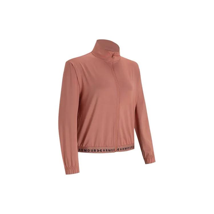 Under Armour Jackets Women's Red Stand Collar Moderate Other (Unisex) Jackets 1329456 661
