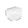 Rectangular Photo Card Collection Organizer Acrylic Small Card Storage Case  Jewelry