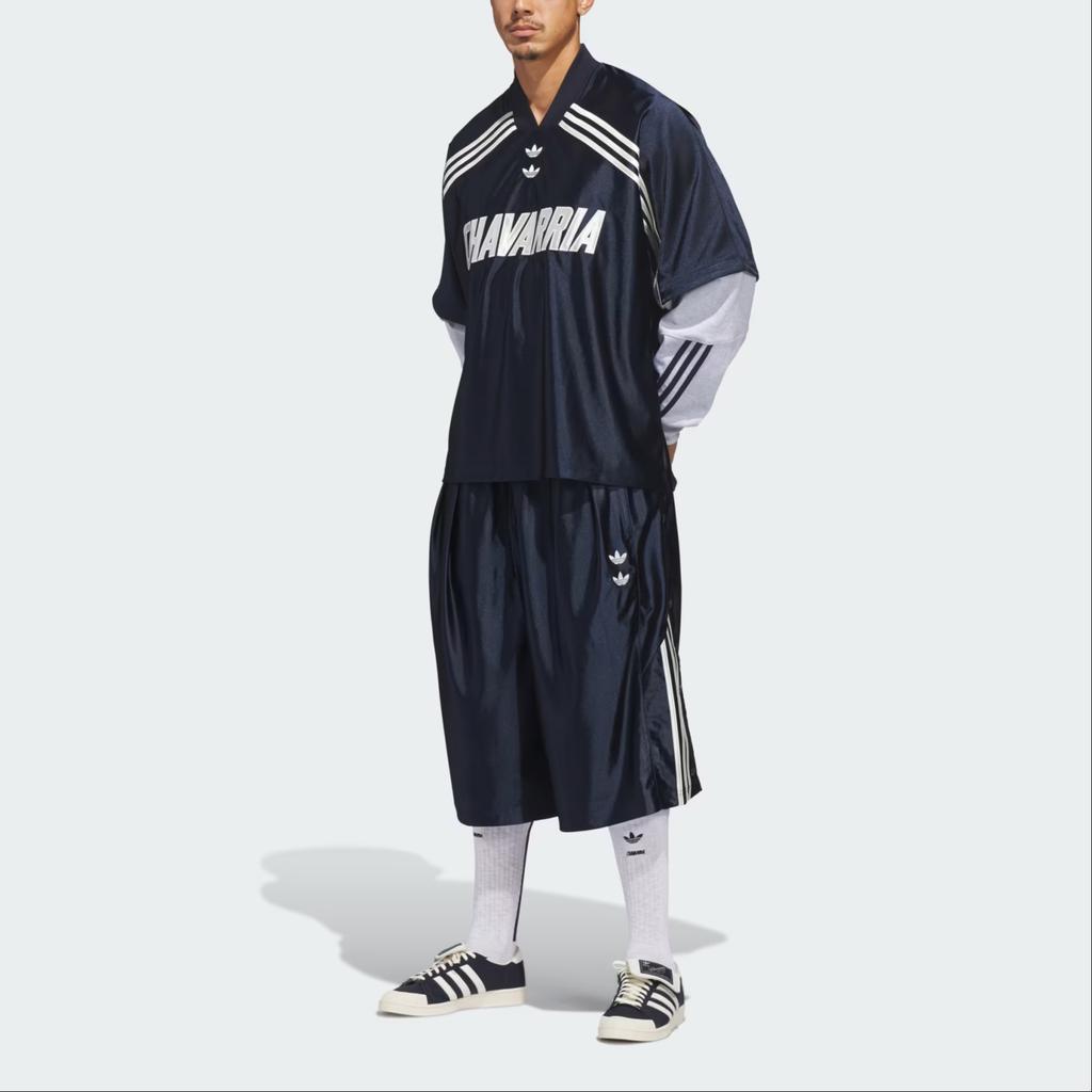 adidas x Willy Chavarria Dazzle Shorts 'Blue' Men's KD1800