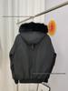 Cross MOOSE Men's Model 02 Bomber Jacket, Small - 3Q Fox Fur Thickened Down Coat