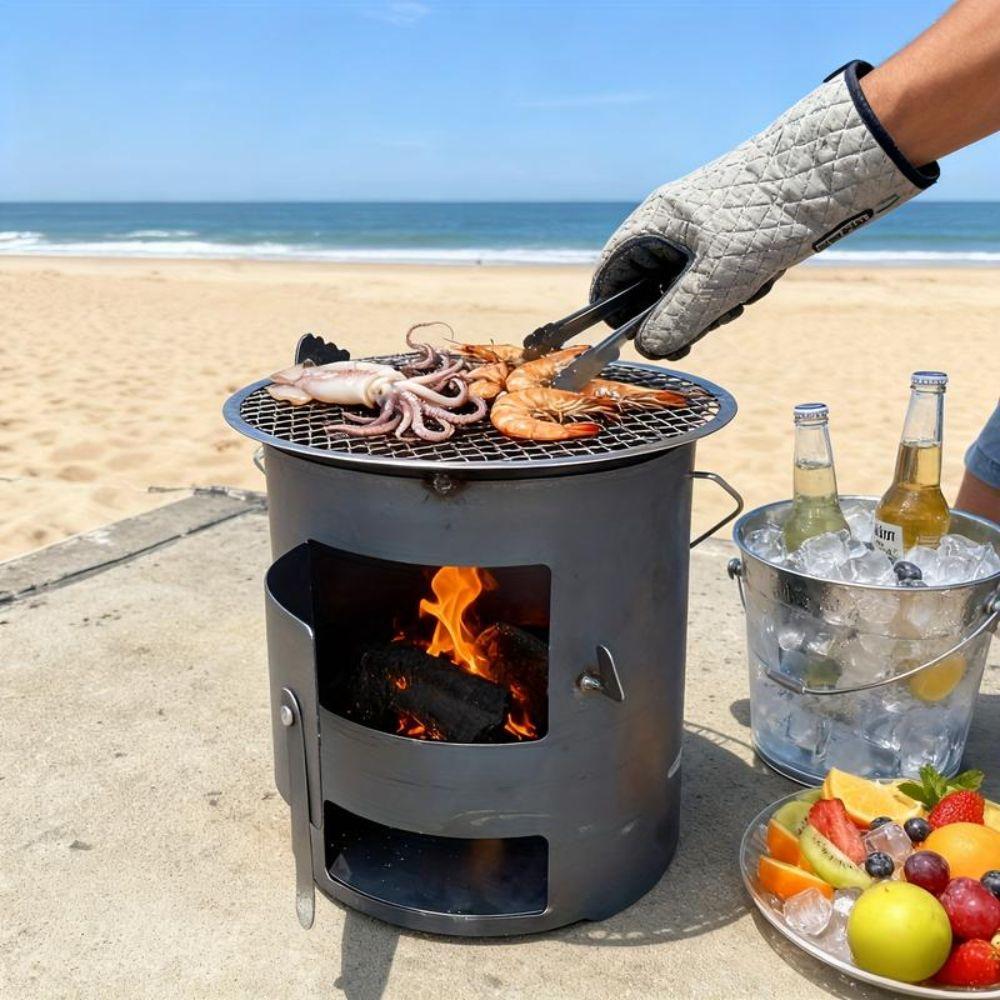 Hand-held Charcoal Stove for Tea Making Heating Cooking Outdoor BBQ Home Use