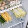 Выдвижной ящик для холодильника, органайзер, ящик для хранения, большая вместимость, простая установка, прозрачный холодильник