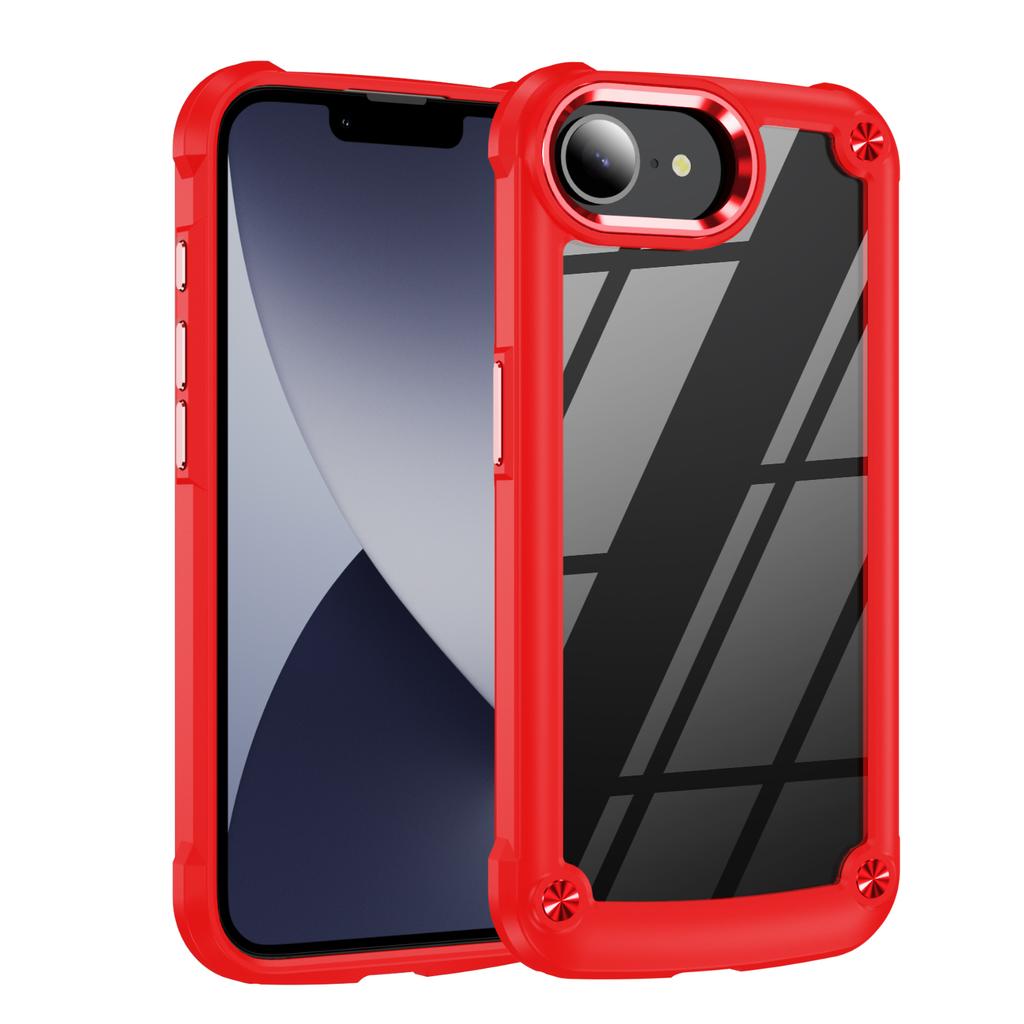 Роскошный прочный ударопрочный чехол для iPhone 16 15 14 13 12 11 Pro Max 16 Plus 16e силиконовый бампер прозрачный жесткий чехол