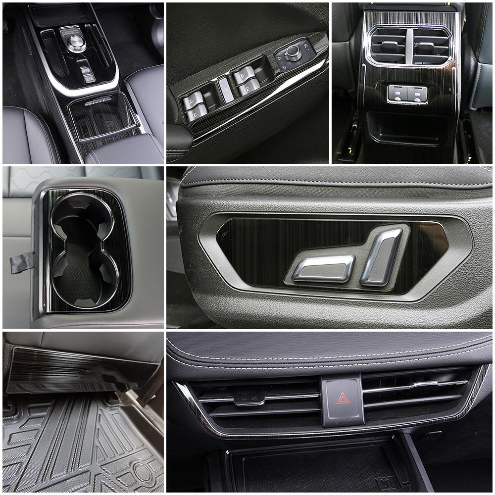 Для Haval Jolion 2024 2024 Центральный блок управления переключением передач стеклоподъемник регулировка сиденья переключатель розетка переменного тока панель рамка крышка отделка наклейка