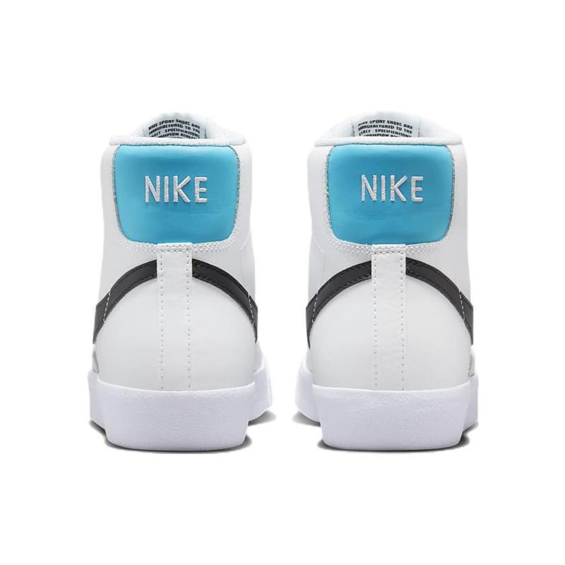 Nike Кроссовки Blazer Mid White Black Photo Blue GS DA4086-108
