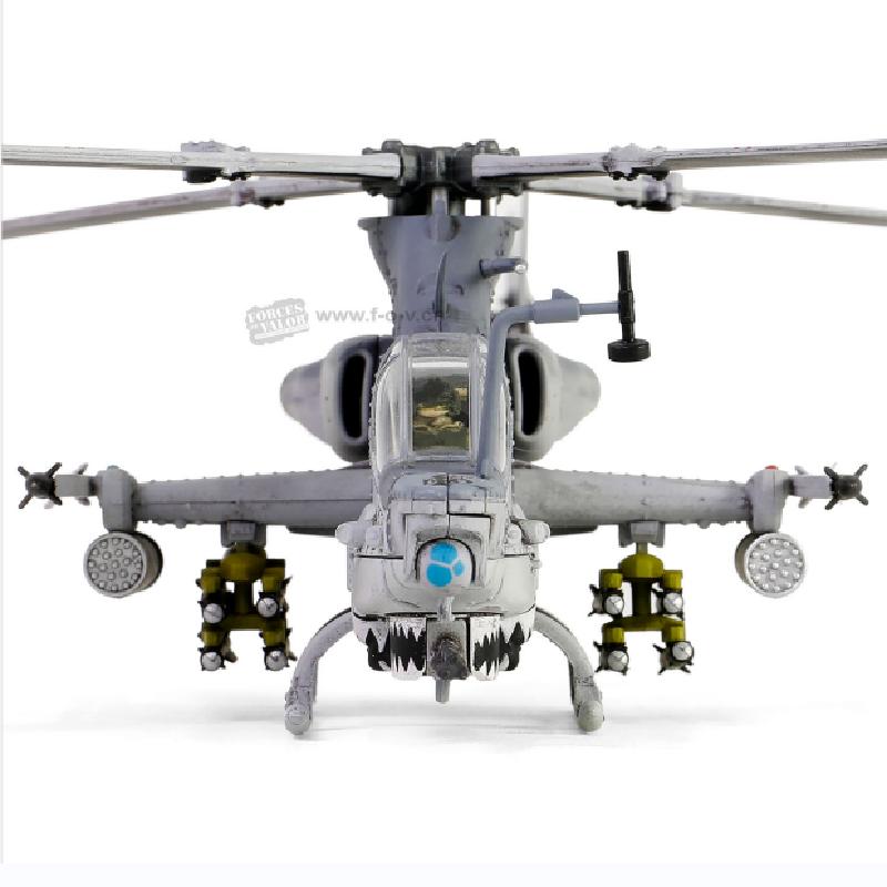 Масштаб 1/72 Американские вертолеты AH-1Z Viper Истребитель Металлические модели Коллекционные модели самолетов Металлические миниатюры Рождественский подарок Игрушки для мальчиков