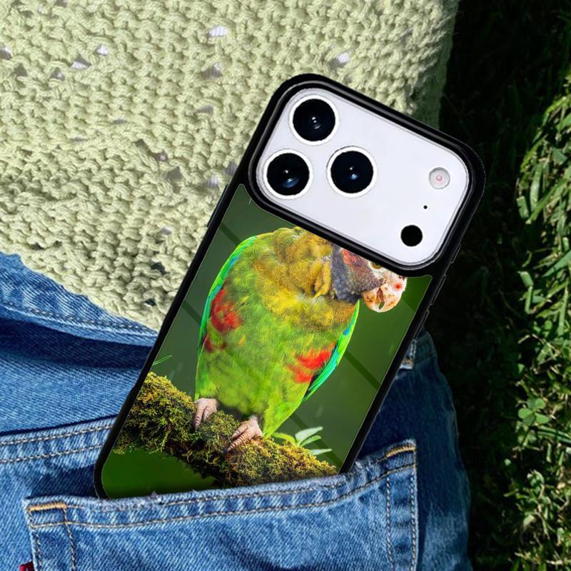 Чехол-накладка с изображением красочного попугая Ара для IPhone 11 12 13 14 15 16e 17 Pro Max Coque для IPhone 17 Air