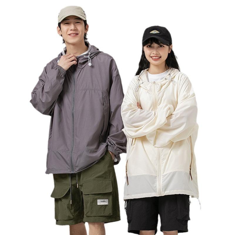 Upf50+ Outdoor Ice Silk Солнцезащитная одежда для мужчин и женщин Летняя защита от УФ-излучения Легкая дышащая защитная одежда для рыбалки