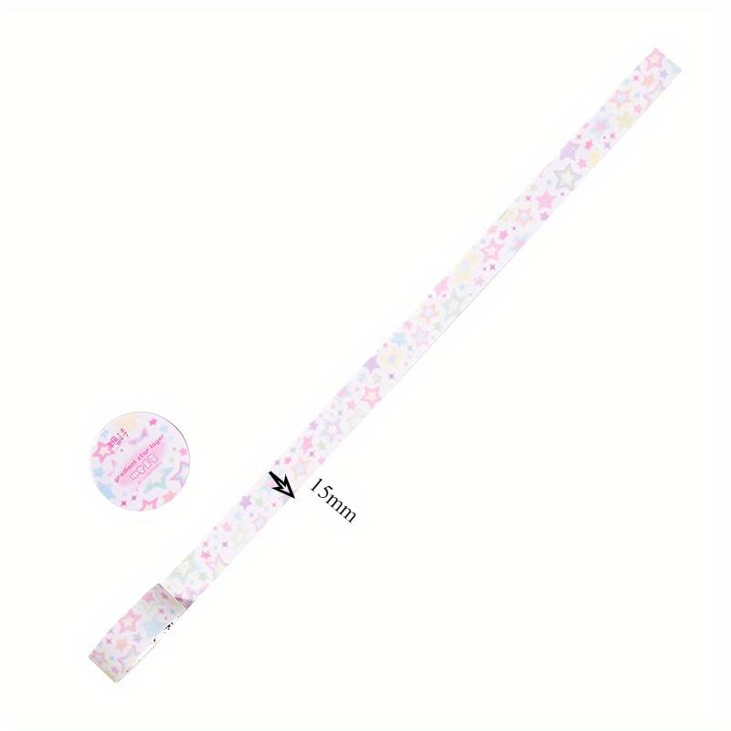 6 стилей 1 рулон/упаковка серия звездных пожеланий симпатичная рамка липкая лента руководство по использованию материала для самостоятельного украшения