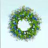 Good-Spring Wreath For Front Door Artificial Spring Front Door Garland Bright Color Wildflower Wreath For Porch Fireplace