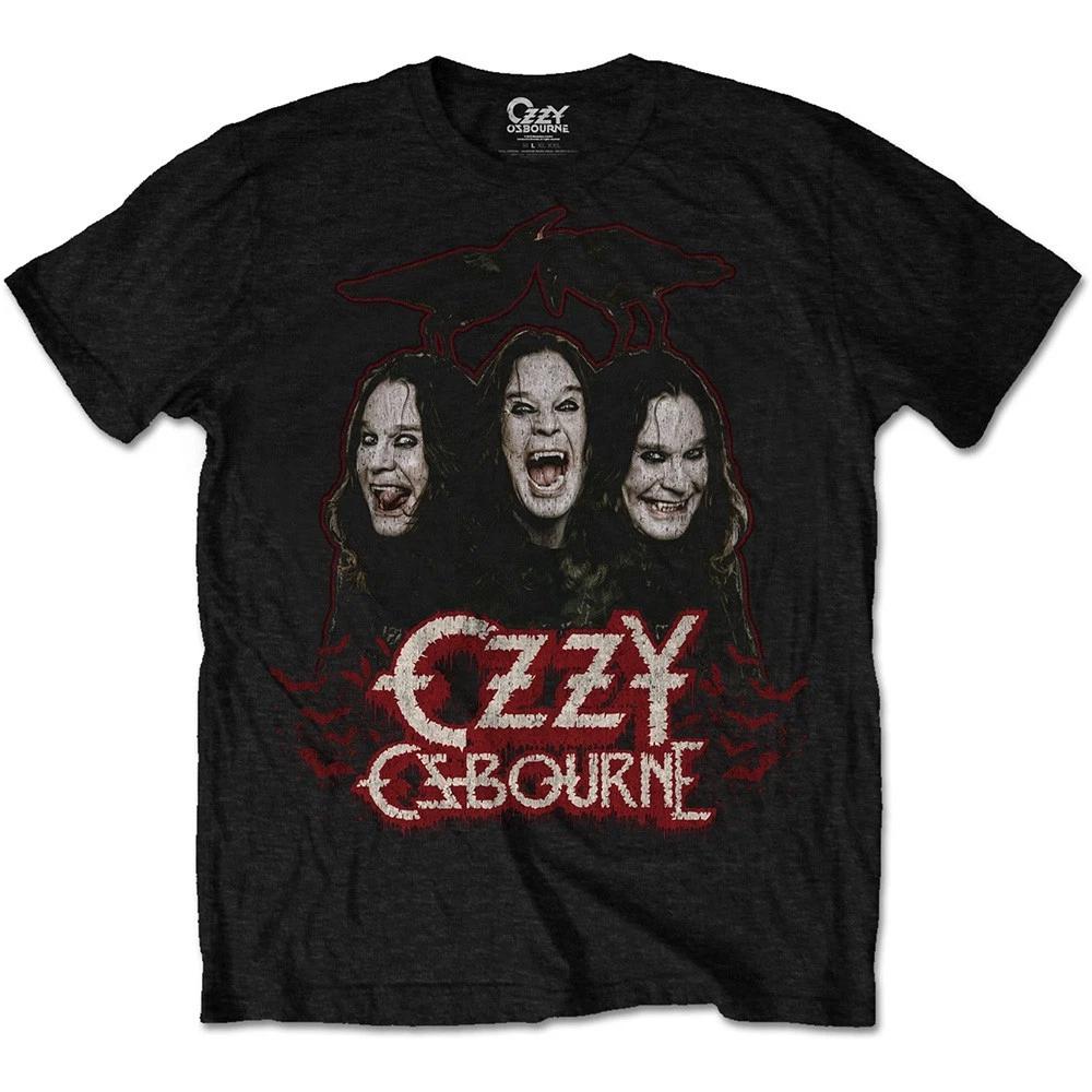 Ozzy Osbourne 'Crows And Bars' Black T shirt - NEW