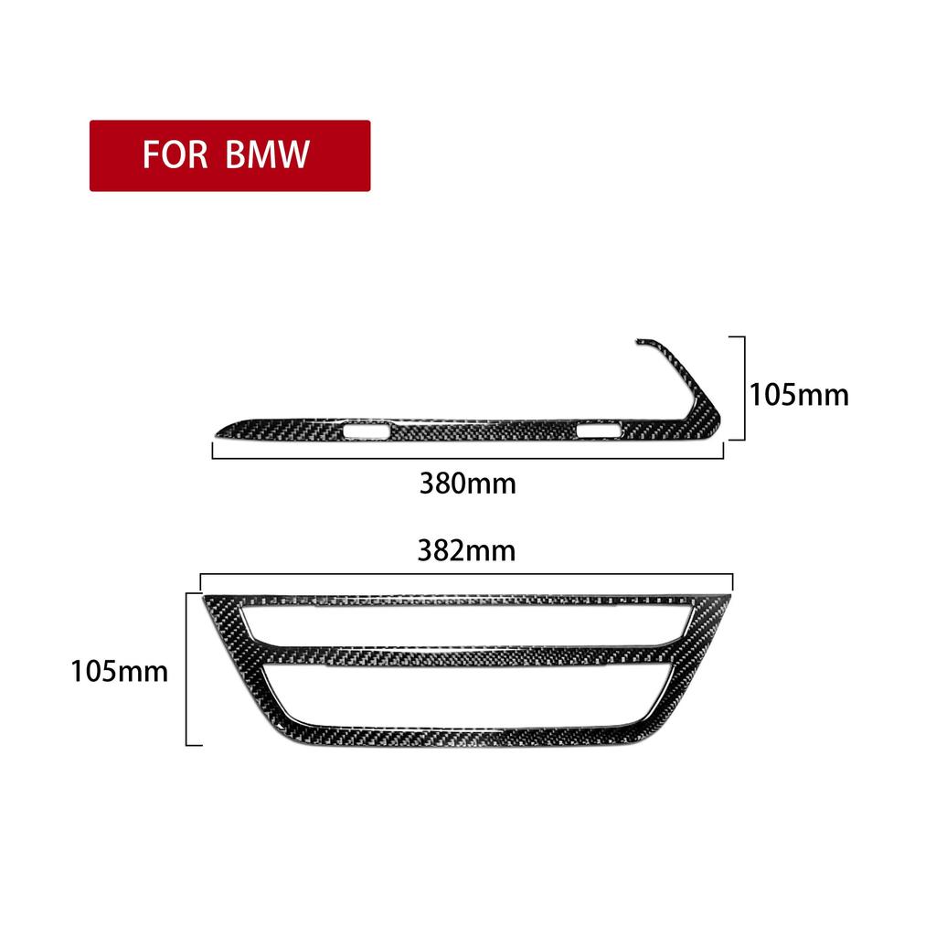 Car Air Outlet CD Conditioning Control Panel Decoration Trim Decal for BMW G01 G02 G08 2018- X3 X4 Series Accessories