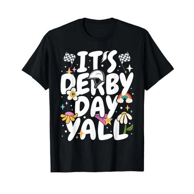 Футболка Groovy Horse Racing Derby Day Costume KY Sports Suppliers