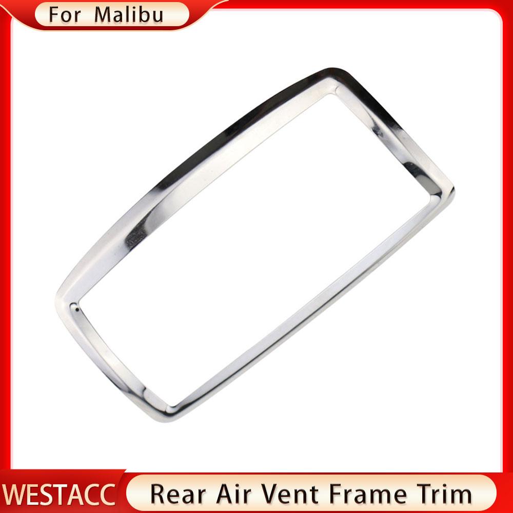 Задняя часть автомобиля кондиционер A/C вентиляционное отверстие накладка декоративная наклейка для Chevrolet Malibu 2012 2013 2014 2015