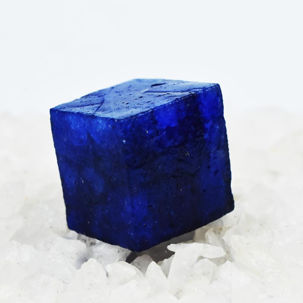 Natural Blue Tanzanite Loose Gemstone 68.35 ct Dyed Uncut Rough for Lapidary and Gem Collections