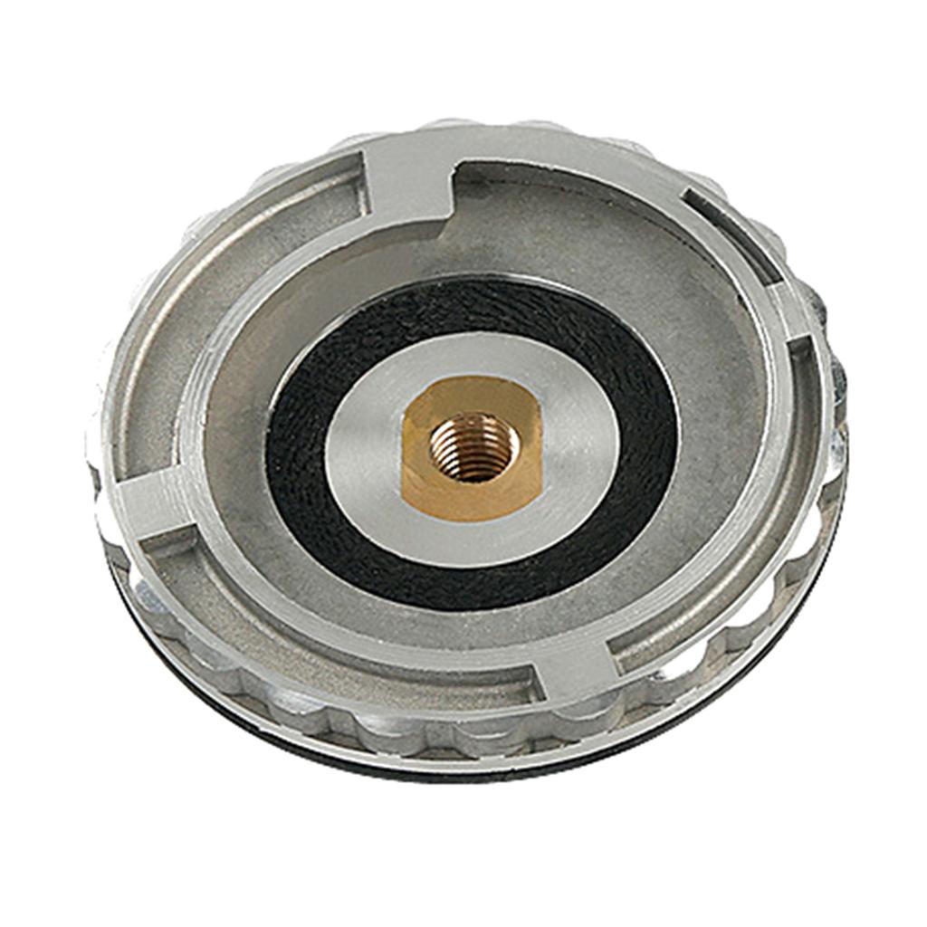 4Inch 100mm Aluminum Rubber Backing Pad With Brass Thread For Diamonds Polishing Pads M14 5/8-11 Thread Locking Mechanism