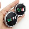 LLEV2 4Pcs 60mm Car Wheel Hub Caps Cover Rim Logo V VRS Badge For Skoda Fabia Octavia Rapid Kodiaq Superb A4 A5 Mk3 karoq Accessories