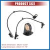 Car Rear Left Right ABS Wheel Speed Sensor Fit for Infiniti Q50 2014-2020 No.479014GA0A/479004GA0A - Pack of 2 Item Replacement