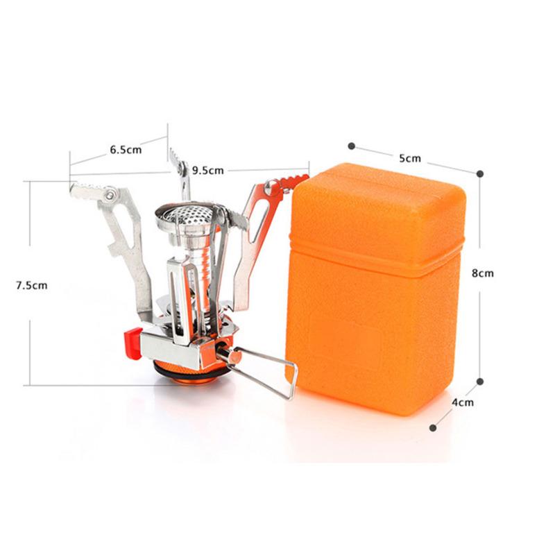 Портативная мини-плита для приготовления пищи на открытом воздухе, походная газовая плита, горелка