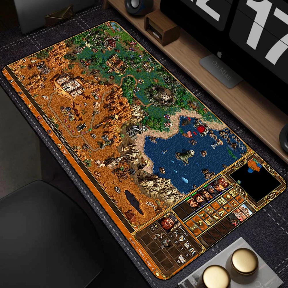 Heroes of Might and Magic Mats Pc Gamer Computer Accessories Mouse Carpet Gaming Laptop Keyboard Pad Large Mause Pads Desk Mat