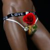 Double Thong Men's Stockings Jj Set Summer Men's Ultra-thin Sexy Hollowed-out Upright Auxiliary Physiological Underwear