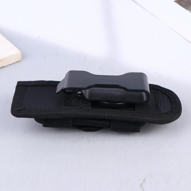 Belt Flashlight Pouch 360 Degrees Rotatable Outdoor Torch Case Hunting Lighting Light Holder Waist Bag 1/2Pcs