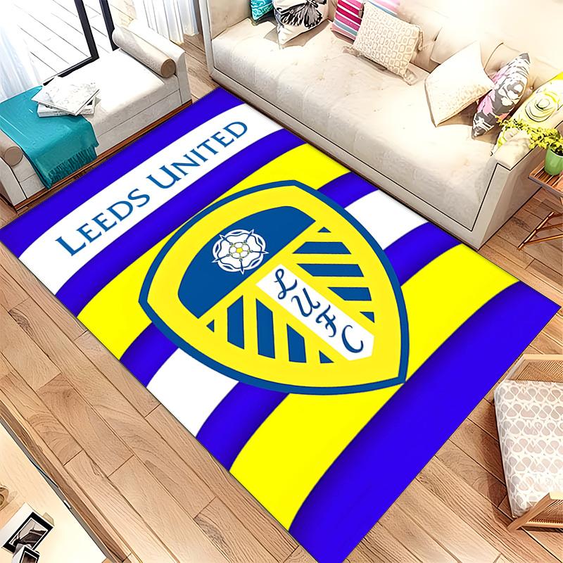 Leeds United Football Club (19) Rug Suitable For Living Rooms Bedrooms Computer Rooms Dining Areas And Placement Under Tables And Chairs Also An Ideal