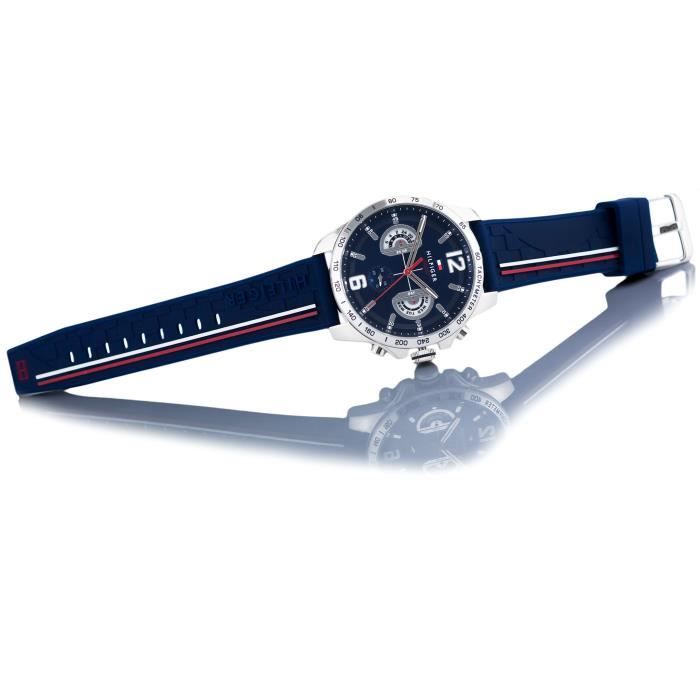 Montre - Tommy Hilfiger - 1791476 - Quartz - Caoutchouc Bleu - 46 mm