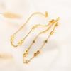 Fashion Stainless Steel Bracelet Light Luxury High Sense Simple Chain Bracelet Niche Girlfriend Jewelry