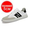 Мужские Повседневные Кроссовки Обувь Обувь Увеличивающая Рост Кожаная Обувь Стельки 5СМ Мужская Повседневная Жизнь Обувь Увеличивающая Рост Теннисные Кроссовки
